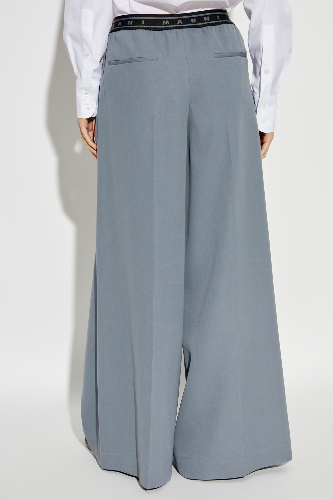 Grey Wool trousers Marni - Vitkac France